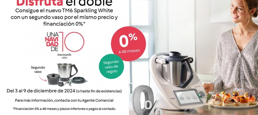 Ahora Thermomix tiene un vaso gratis y financiación al 0%