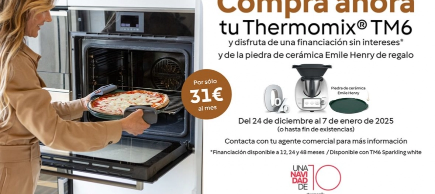 Ahora puedes elegir dos promociones de Thermomix TM6,ambas con regalos.