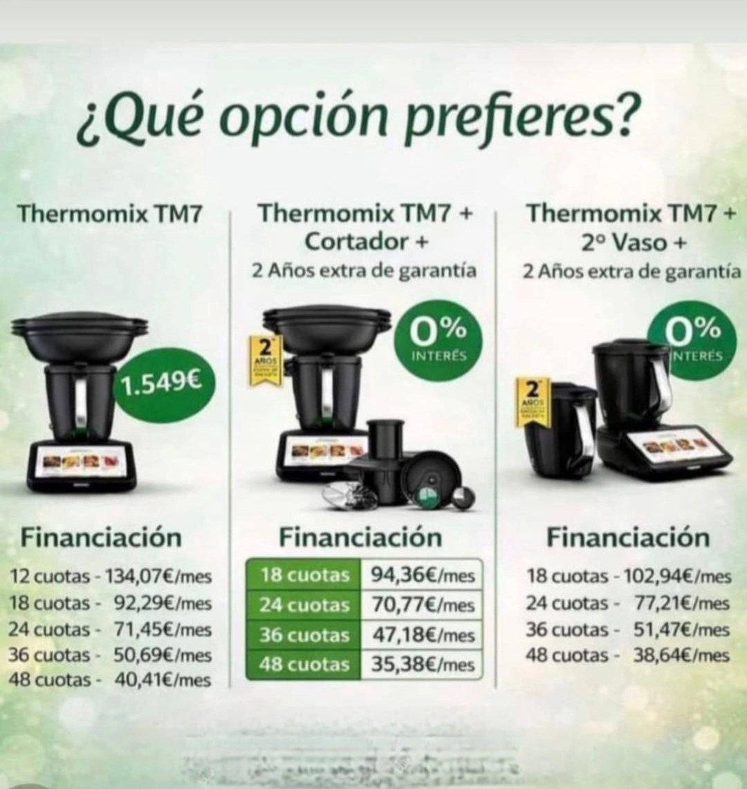 THERMOMIX TM7 SIN INTERESES 0% LA MEJOR PROMOCIÓN