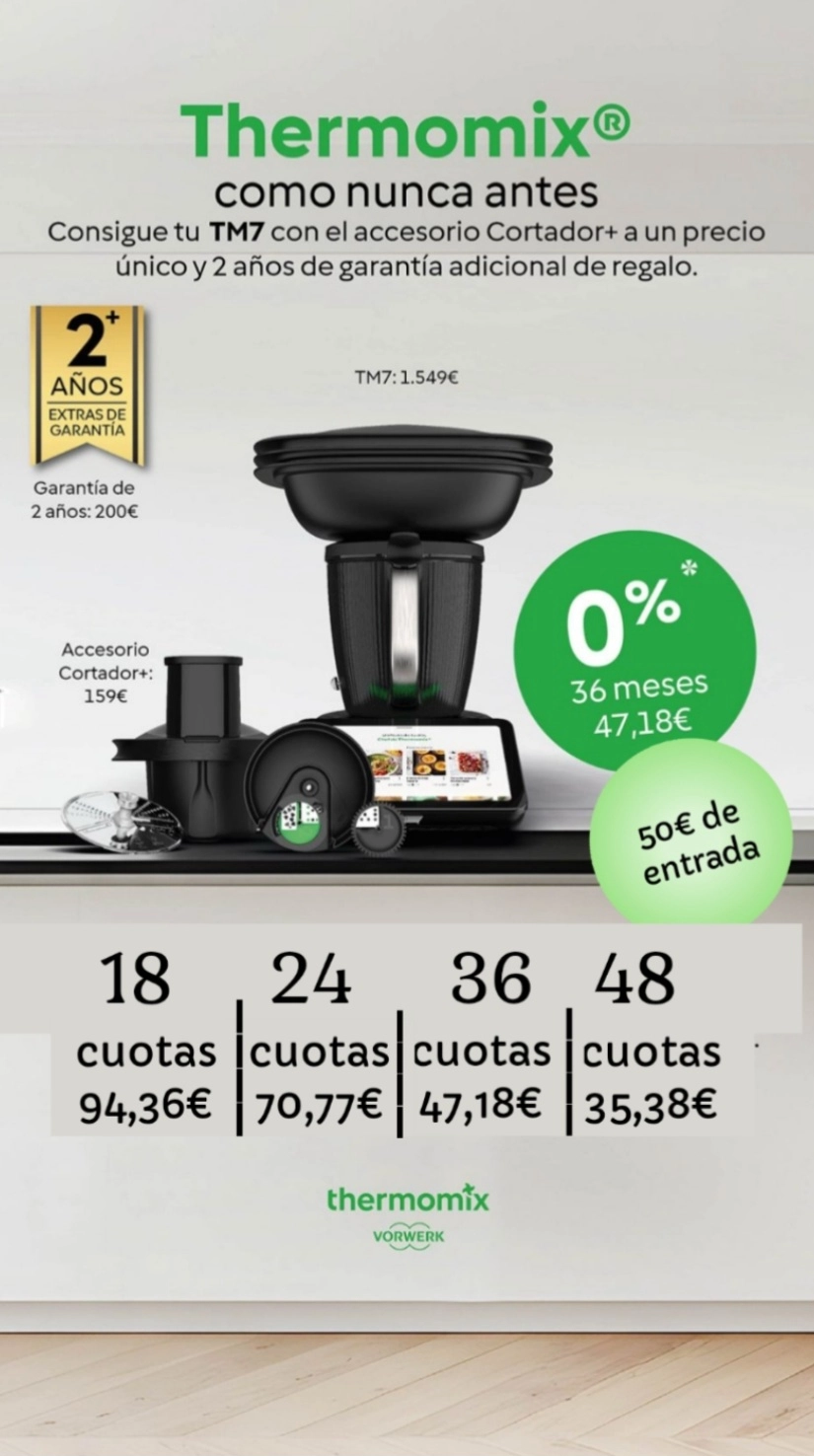 Regalo para el Día de la Madre. Comprar Thermomix Tm7 SIN INTERESES