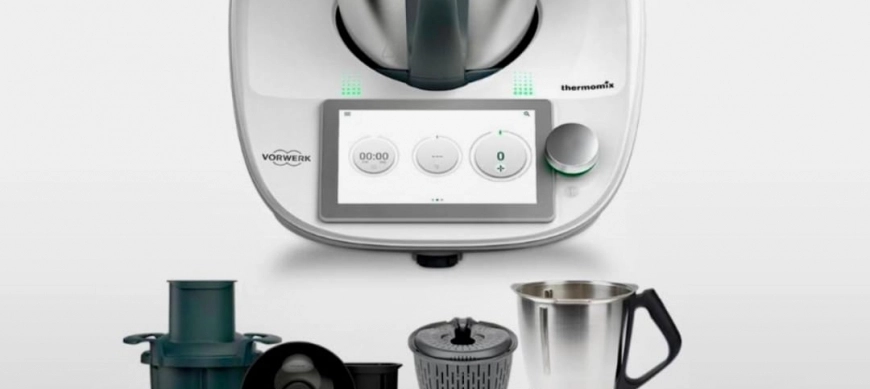 Thermomix TM6 Sin Intereses y con doble vaso, cortador, espirilizador, cubrecuchillas pelador