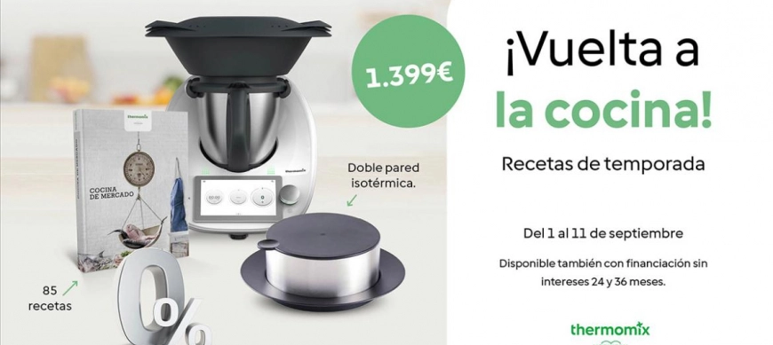 Thermomix ®SIN INTERÉS Y CON REGALOS