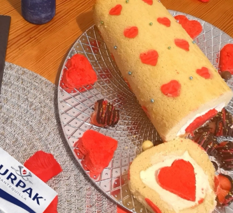 Brazo gitano de corazones