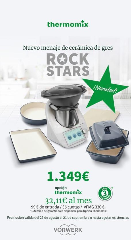 EDICIÓN ROCKSTARS - Noticias Blog - Blog de FRANCISCA GARCIA MOLINA de  Thermomix® Málaga Centro