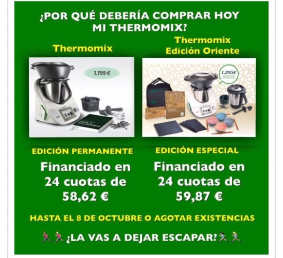 EL 0% SE ACABA!!! EDICIÓN ORIENTE DE Thermomix®