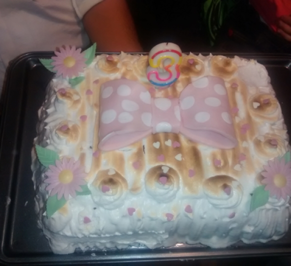 TARTA DE CUMPLEAÑOS (tarta alaska o noruega)