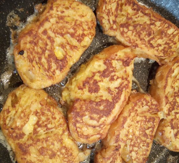 Torrijas a la plancha