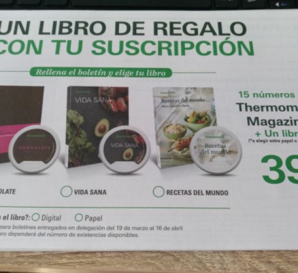 Libro gratis con tu suscripción a la revista.